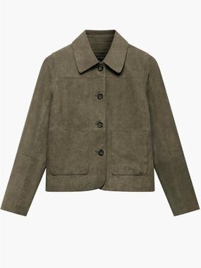 Like New Mint Velvet Suede Jacket size small